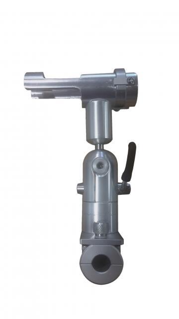 Short Cradle with Locking Ring on Thumbscrew Rail Mount
