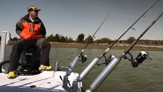 Fishing Rod Holder: Bench Seat Mounting Dual Nylon Holders with 12 Al -  Seamax Marine